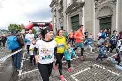 Impressionen vom Stadtlauf Luzern 2019. (Bild: Roger Zbinden, 4. Mai 2019)