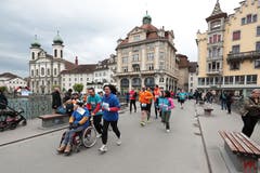 Impressionen vom Stadtlauf Luzern 2019. (Bild: Roger Zbinden, 4. Mai 2019)