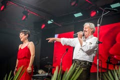 Bürglen TG - Alpenlandfestival in Bürglen. Auftritt Francine Jordi.