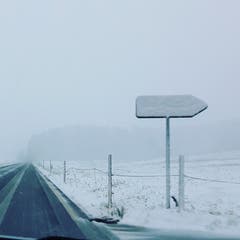 Waldkirch: Wintereinbruch im Mai (Bild: Doris Sieber)