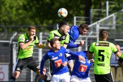 Die Luzerner verlieren im Tessin 0:1 und verpassen so die Chance, den 3. Tabellenplatz zu erobern. Im Folgenden sehen Sie die Noten der FCL-Spieler. (Bild: KEYSTONE/Ti-Press/Samuel Golay, Lugano, 5. Mai 2019)