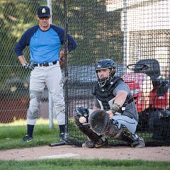Die Lucerne Eagles, das Nationalliga A Baseball Team, bereiten sich auf die Saison vor. (Bild: Boris Bürgisser, 25. April 2019, Reussbühl in Luzern)