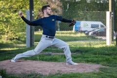 Die Lucerne Eagles, das Nationalliga A Baseball Team, bereiten sich auf die Saison vor. (Bild: Boris Bürgisser, 25. April 2019, Reussbühl in Luzern)