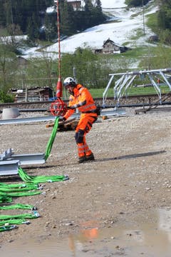 ...strikten Zeitplan und grosses Glück mit dem Wetter.(Bild: Martin Knoepfel)