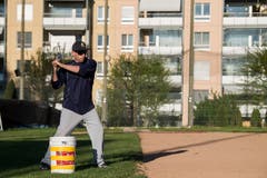 Die Lucerne Eagles, das Nationalliga A Baseball Team, bereiten sich auf die Saison vor. (Bild: Boris Bürgisser, 25. April 2019, Reussbühl in Luzern)