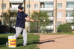 Die Lucerne Eagles, das Nationalliga A Baseball Team, bereiten sich auf die Saison vor. (Bild: Boris Bürgisser, 25. April 2019, Reussbühl in Luzern)