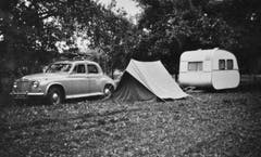 Der Campingplatz Waldheim. (Bild: Archiv Christian Koch/ Gemeinde Mauensee)