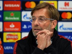 Liverpools Trainer Jürgen Klopp verlangt auch ohne Firminho und Salah ein Offensiv-Spektakel seines Teams (Bild: KEYSTONE/EPA/PETER POWELL)