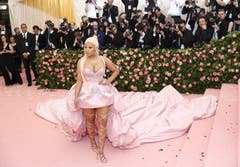 Nicki Minaj an der Met Gala in New York. (Bild: KEYSTONE/EPA/JUSTIN LANE)