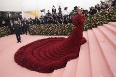 Cardi B an der Met Gala in New York. (Bild: KEYSTONE/EPA/JUSTIN LANE)