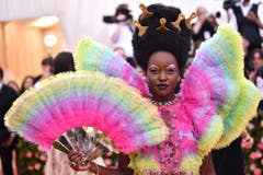 Lupita Nyong'o an der Met Gala in New York. (Bild: Charles Sykes/Invision/AP)