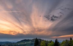 Abendstimmung beim Sedel, Herisau. (Bild: Luciano Pau)