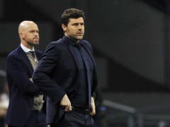 Ajax-Trainer Erik Ten Hag im Hintergrund) und Tottenham-Coach Mauricio Pochettino erlebten eine Achterbahnfahrt der Gefühl (Bild: KEYSTONE/EPA ANP/KOEN VAN WEEL)