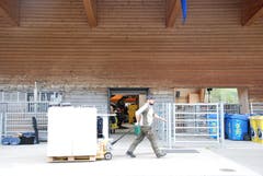 Noch wird aufgebaut. (Bild: Michael Hehli, 8. Mai 2019)