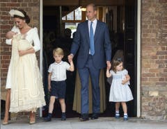 Die Taufe von Prinz Louis im Juli 2018. (Bild. Dominic Lipinski/Pool Photo via AP)