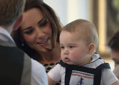 Ein Wonneproppen: Prinz George im Jahr 2014. (Bild: AP Photo/Marty Melville, Pool)