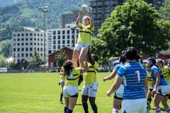 Rugby Frauen: Dangels Luzern - Zürich Valkyries. (Bild: Nadia Schärli, Luzern, 1. Juni 2019)