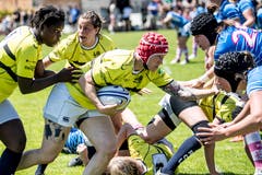 Rugby Frauen: Dangels Luzern - Zürich Valkyries. (Bild: Nadia Schärli, Luzern, 1. Juni 2019)