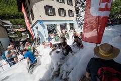 Impressionen von der 10. Austragung des Fisherman's Friend Strongman-Run in Engelberg. (Bild: Roger Grütter, Engelberg, 1. Juni 2019)