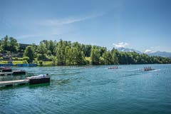 Ruder Europameisterschaft auf dem Rotsee: Impressionen während der Halbfinals am Samstag. (Bild: Pius Amrein, Luzern, 1. Juni 2019)