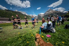 Impressionen von der 10. Austragung des Fisherman's Friend Strongman-Run in Engelberg. (Bild: Roger Grütter, Engelberg, 1. Juni 2019)