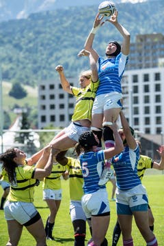Rugby Frauen: Dangels Luzern - Zürich Valkyries. (Bild: Nadia Schärli, Luzern, 1. Juni 2019)