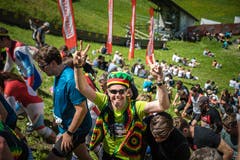 Impressionen von der 10. Austragung des Fisherman's Friend Strongman-Run in Engelberg. (Bild: Roger Grütter, Engelberg, 1. Juni 2019)