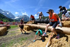 Impressionen von der 10. Austragung des Fisherman's Friend Strongman-Run in Engelberg. (Bild: Roger Grütter, Engelberg, 1. Juni 2019)