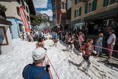Impressionen von der 10. Austragung des Fisherman's Friend Strongman-Run in Engelberg. (Bild: Roger Grütter, Engelberg, 1. Juni 2019)