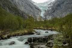 Der Briksdal-Gletscher