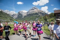 Impressionen von der 10. Austragung des Fisherman's Friend Strongman-Run in Engelberg. (Bild: Roger Grütter, Engelberg, 1. Juni 2019)