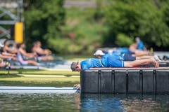Ruder Europameisterschaft auf dem Rotsee: Impressionen während der Halbfinals am Samstag. (Bild: Pius Amrein, Luzern, 1. Juni 2019)