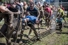 Impressionen von der 10. Austragung des Fisherman's Friend Strongman-Run in Engelberg. (Bild: Roger Grütter, Engelberg, 1. Juni 2019)