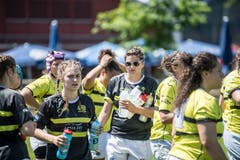 Rugby Frauen: Dangels Luzern - Zürich Valkyries. (Bild: Nadia Schärli, Luzern, 1. Juni 2019)