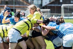 Rugby Frauen: Dangels Luzern - Zürich Valkyries. (Bild: Nadia Schärli, Luzern, 1. Juni 2019)