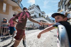 Impressionen von der 10. Austragung des Fisherman's Friend Strongman-Run in Engelberg. (Bild: Roger Grütter, Engelberg, 1. Juni 2019)