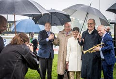 Pfingstrennen 2019 auf der Pferderennbahn in Frauenfeld: Zum Festakt für das 100-Jahr-Jubiläum des Rennvereins Frauenfeld war auch Bundesrat Guy Parmelin geladen. (Bilder: Reto Martin)