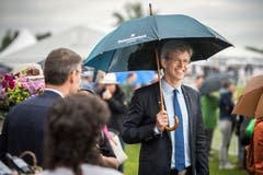 Stadtpräsident Anders Stokholm am Pfingstrennen 2019 auf der Pferderennbahn in Frauenfeld. (Bilder: Reto Martin)