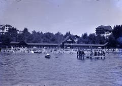 Strandbad Weggis, undatiertes Bild. (Bild: Verein Historisches Archiv Weggis)