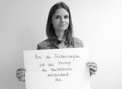 Vanessa Varisco, Volontärin Gemeinden Zug