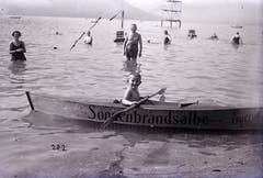 Strandbad Weggis, undatiertes Bild. (Bild: Verein Historisches Archiv Weggis)