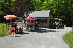 Der Imbissstand am Staufensee.