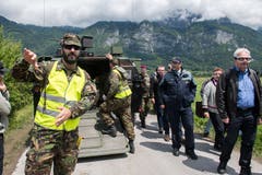 Chef-Regisseur Simon Bieri betreut die Delegation aus Luzern und Nidwalden. (Bild: Eveline Beerkircher, Walenstadt, 12. Juni 2019)