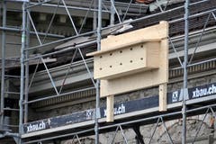 Während Bauarbeiten können Mauer- und Alpensegler auch Ersatz-Nistplätze angeboten werden. Das hat der Kanton Thurgau vor einigen Jahren während der Sanierung des Regierungsgebäudes in Frauenfeld getan. (Bild: Reto Martin - 17. Oktober 2013)