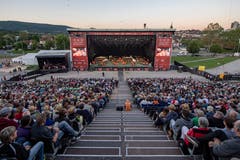 Die Turnfest Arena in Aarau. (Bild: Urs Flüeler / Keystone, Aarau, 13. Juni 2019)