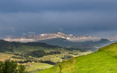 Der Säntis bei klarer Sicht vom Rechberg aus fotografiert. (Bild: Luciano Pau)