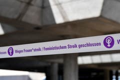 Frauenstreik in Zürich am Freitag, 14. Juni 2019. (Bild: KEYSTONE/Walter Bieri)