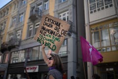 Frauenstreik in St.Gallen. (Bild: Benjamin Manser)