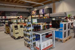 Die Weinabteilung. (Bild: Beat Lanzendorfer)