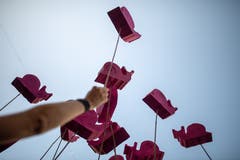 Frauenstreik in St.Gallen. (Bild: Benjamin Manser)